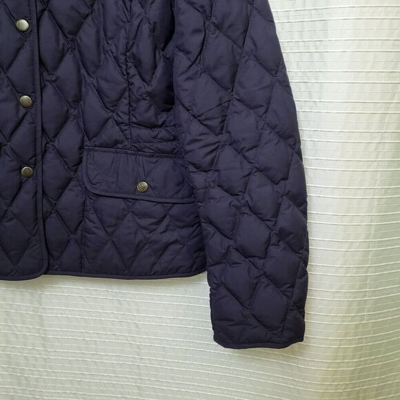 Eddie Bauer Goose Down Jacket Navy Women's M - Picture 13 of 16